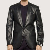 Genuine Leather Blazer for Men
